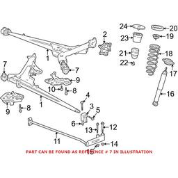 Volvo Subframe Mount - Rear 3516122